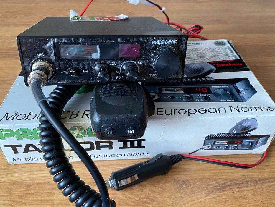 Cb radio President Taylor III super stan pudełko pełny serwis i tuning