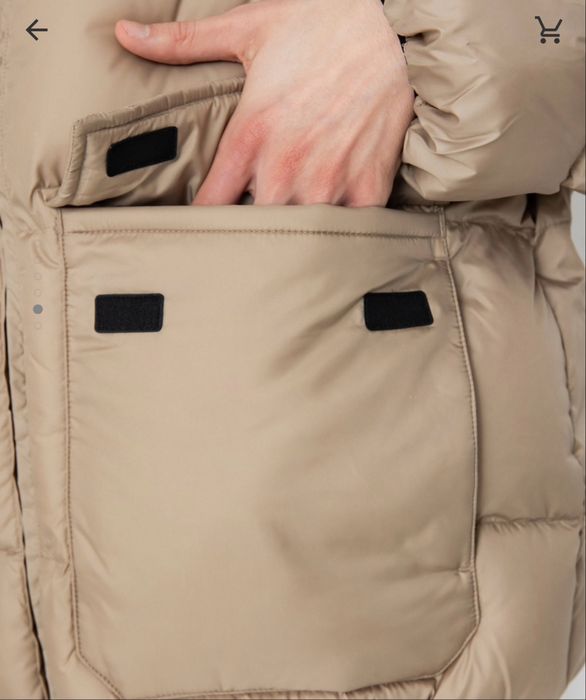 Куртка converse patch pocket puffer