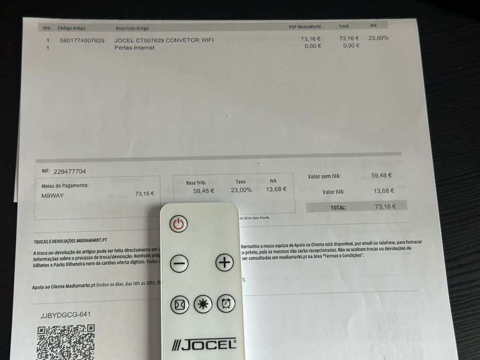 Aquecedor Jocel com wi-fi64751565508099122