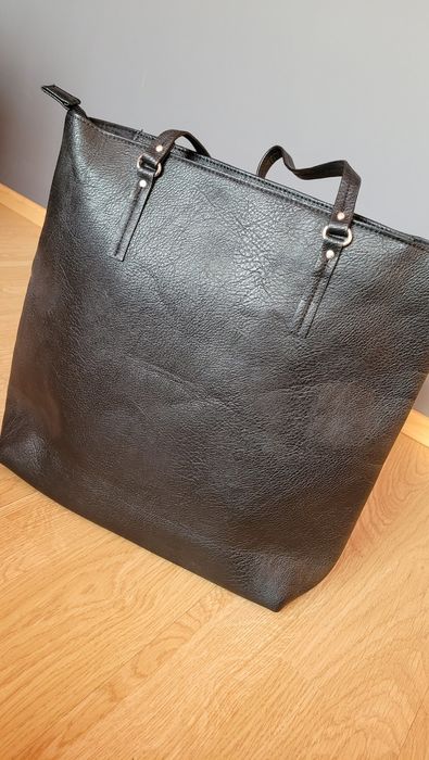 Stradivarius nowa torebka shopper czarna