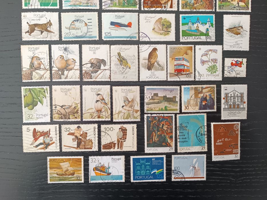 Selos de Portugal, 50 selos de 1987 a 1991