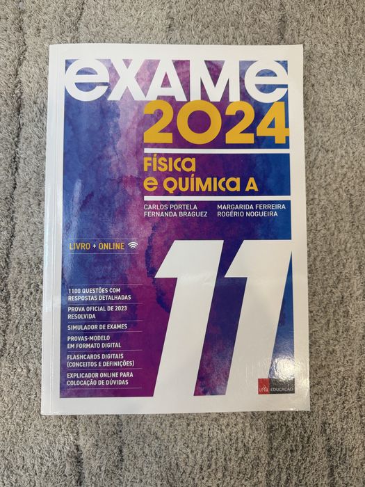 Livros Preparação Exames 11º e 12º Ano | FQ, BG e Português
