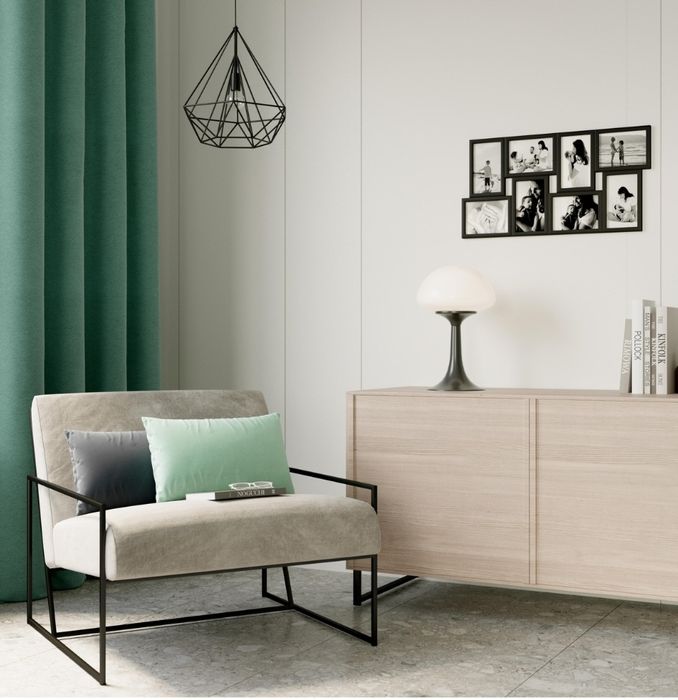 Candeeiro Suspenso Inspire Byron Preto + 2 Lâmpadas Decorativas GIGANTES