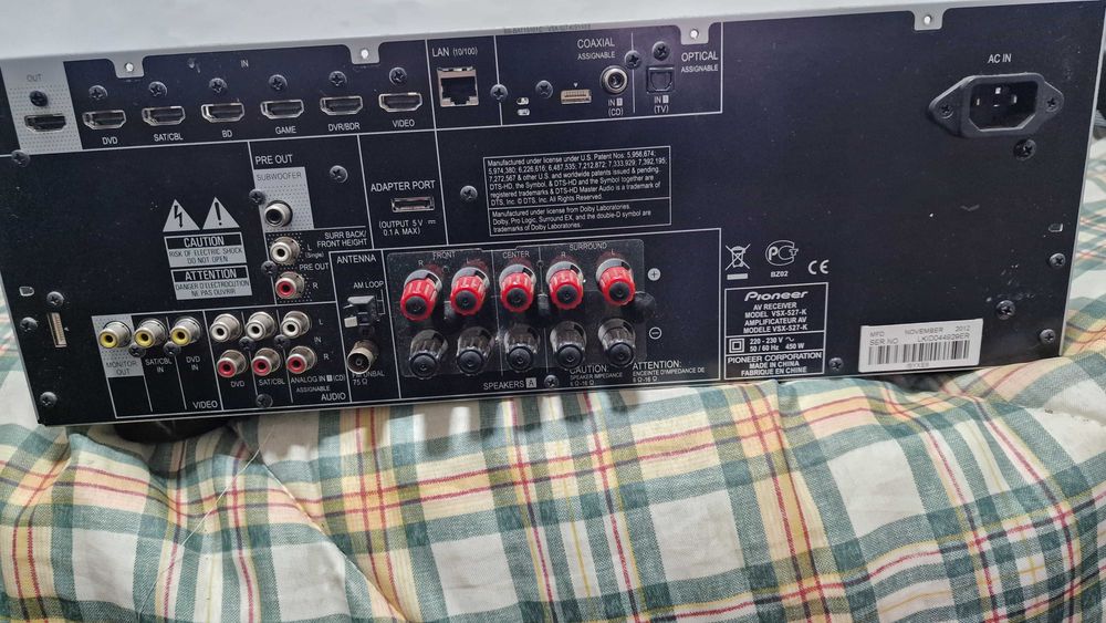 Pioneer Vsx 527 Peças