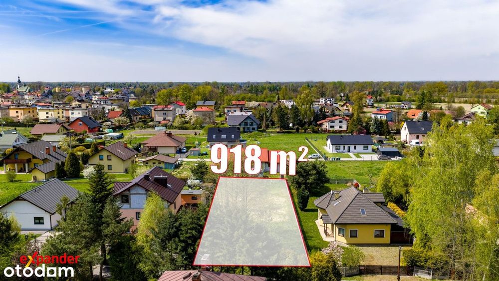 ul.Asnyka/spokojne os. domów - działka z mediami!