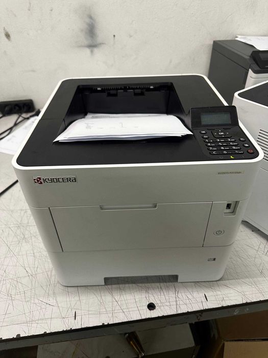 Монохромний лазерний принтер Kyocera P3155dn 55 сторінок на хвилину, промисловий, дуплекс, Маленький пробіг.