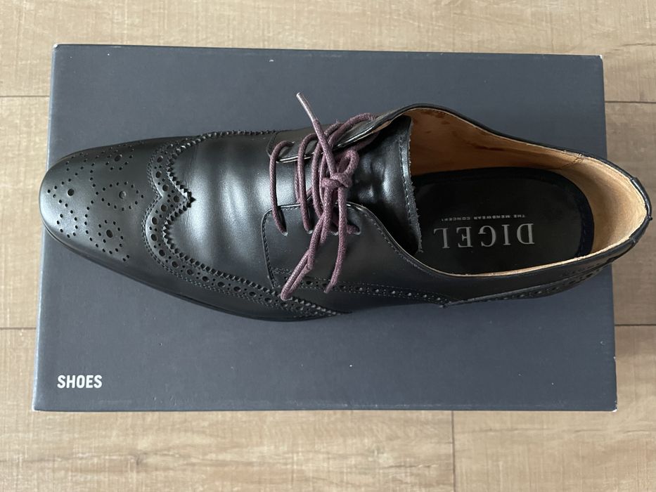 Buty skórzane - brogsy Digel