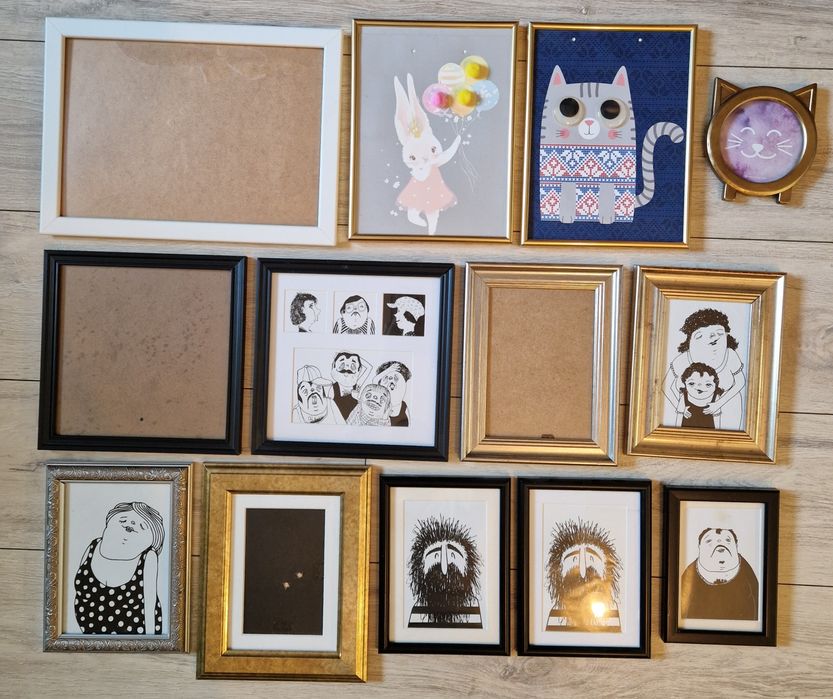 Komplet ramek do zdjęć IKEA Tiger 13 sztuk