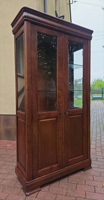 CIEKAWA Stylowa Witryna 100% Lite Drewno WYSYŁKA