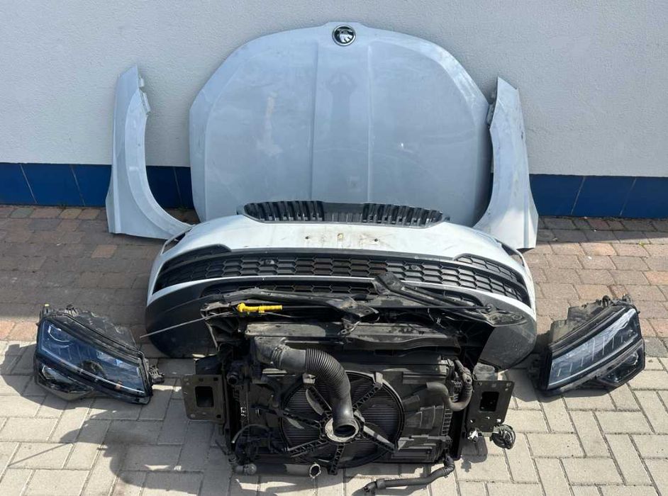 Бампер передний комплект передок морда skoda karoq kodiaq карок кодиак разборка шрот