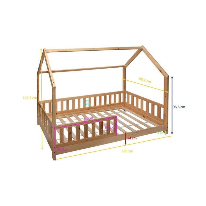Cama Montessori com colchao incluido