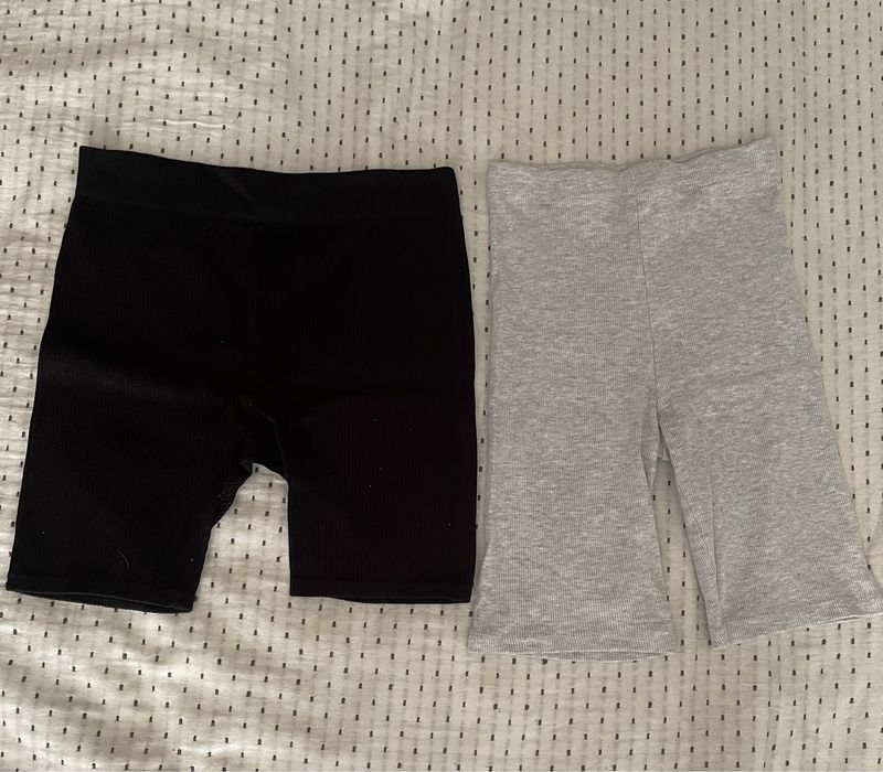 Велосипедки черные и серые