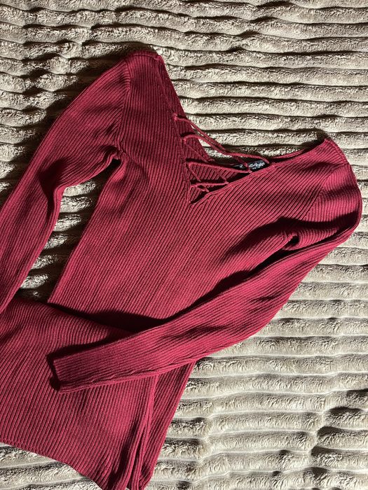 Сукня червона тепла