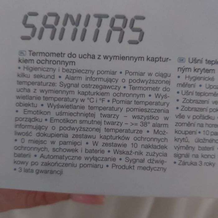 Termometr elektryczny