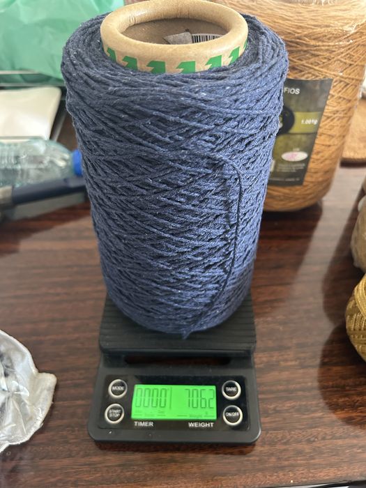 4,5KG de Fio de Barbante 6 para croche