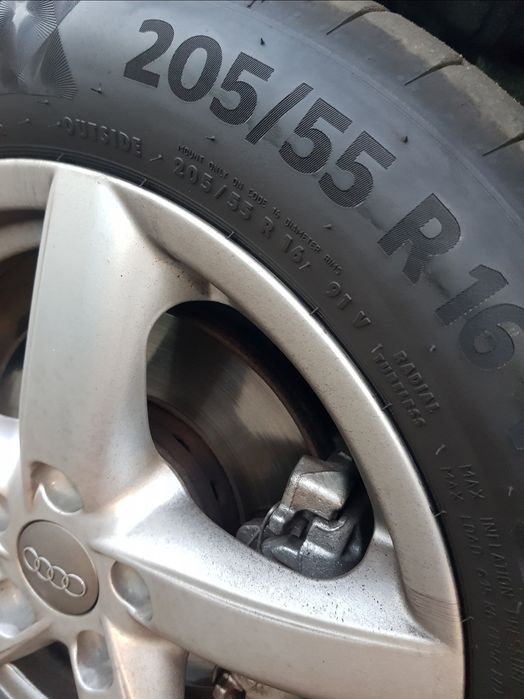 Alufelgi koła 5x112  opona Continental 205/55/16