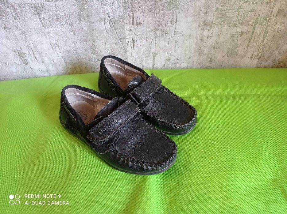 Туфлі лофери шкіряні на 28 розмір (18.5 см)