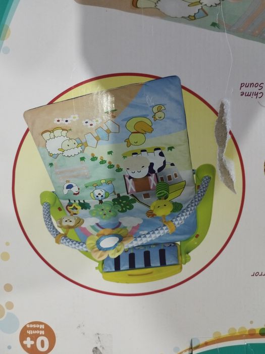 Brinquedo : tapete  de atividades com piano bebé