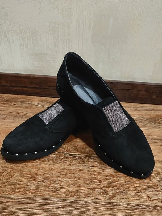 Женские замшевые туфли