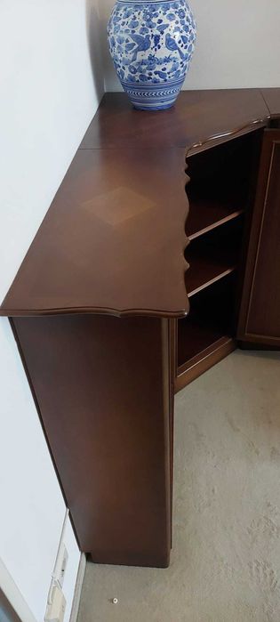 regal chippendale biblioteczka narożna narożnik Kątnik szafka ludwik