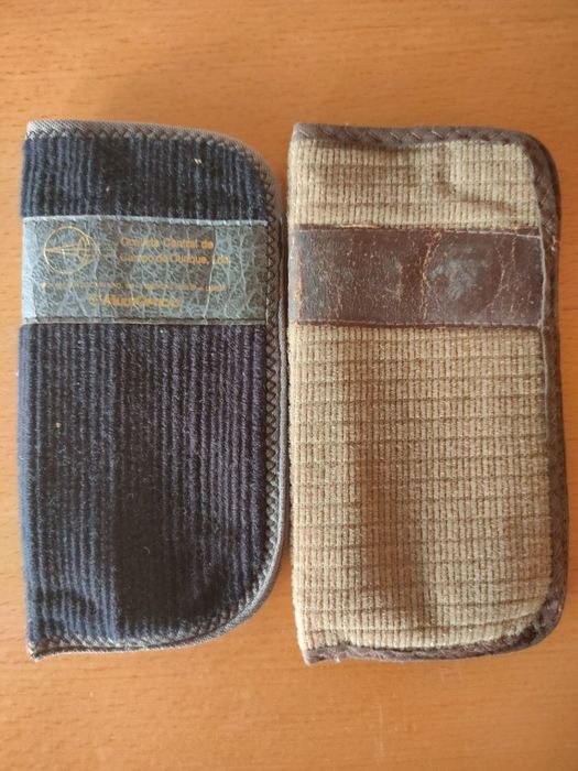 Bolsas para óculos vintage.