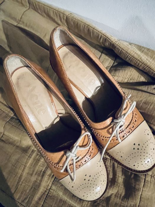 ACNE STUDIOS czółenka szpilki vintage lata 30