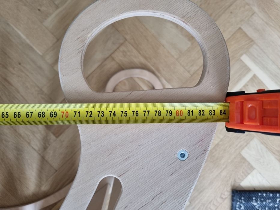 Bujak montessori drewniany z poduszka 85 cm