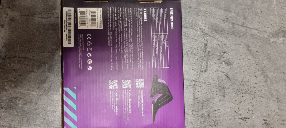 Riser Cooler Master PCIe 4.0 x16 200mm