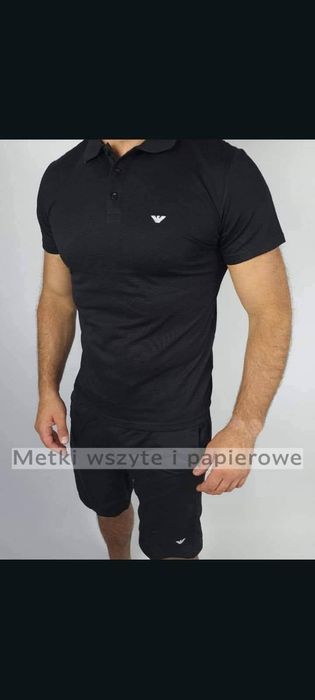 Komplety meskie M L XL XXL logo wyszywane