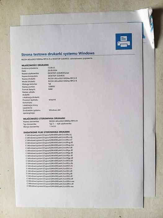 Naprawdę świetna Drukarka/Skaner/Kopiarka Ricoh Aficio SG 3100SNw