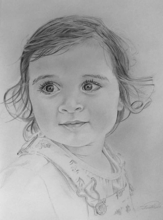 Retratos, desenho, pintura, lápis, carvão