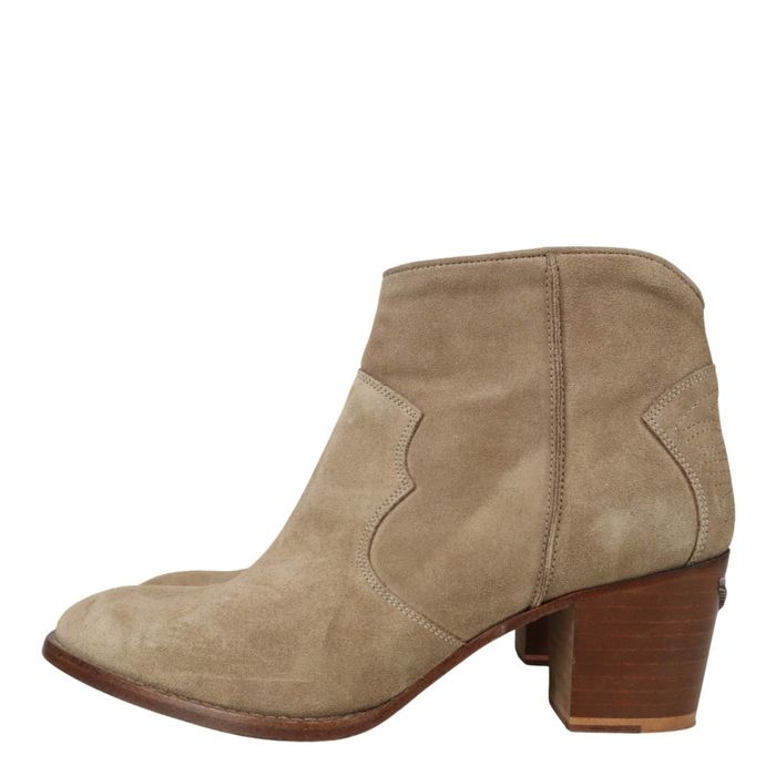 Zadig & Voltaire Buty damskie Botki Rozmiar 41 Beżowe skórzane Botki SCH5512