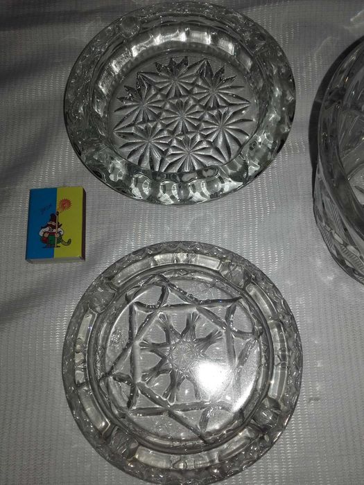 Пепельница хрустальная