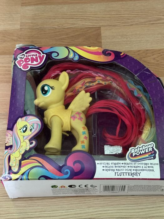 коллекционная фигурка My Little Pony — Пони-модница Флаттершай Делюкс из серии Rainbow Power от бренда Hasbro