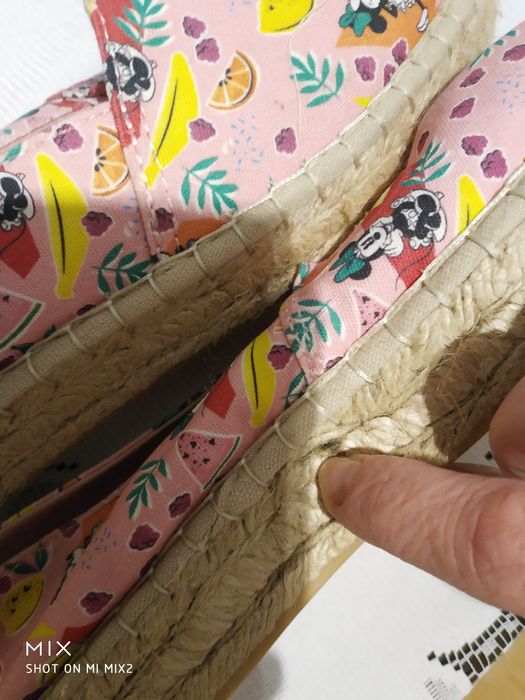 Espadryle dziewczęce 38. Disney.