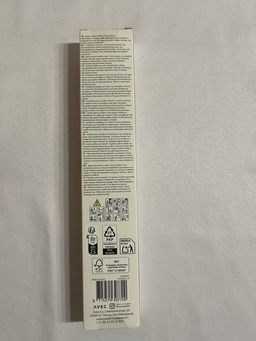 Zestaw świec stołowych DINNER CANDLE – Cherry (2 szt.) nr.8569