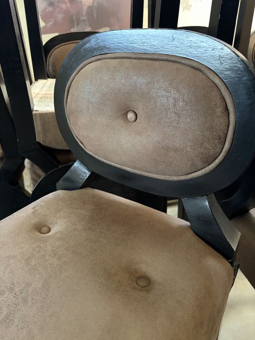 Cadeiras de camurça