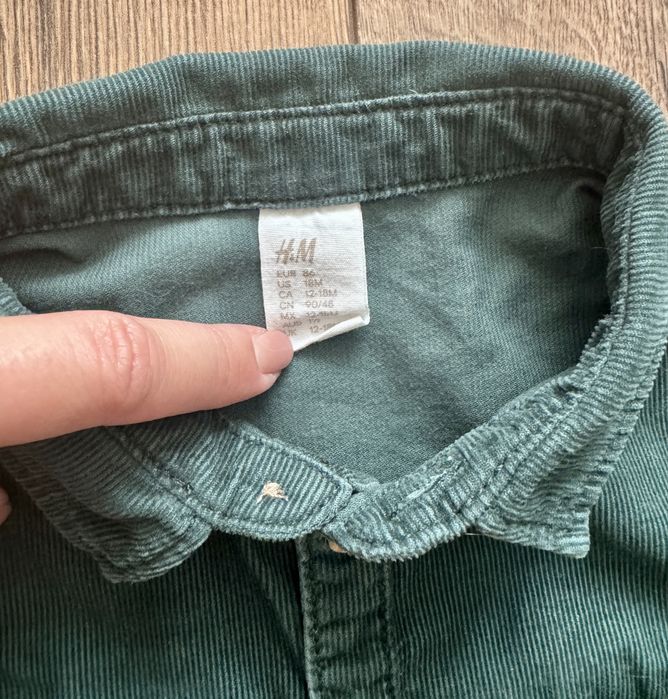 Дитячий вельветовий набір H&M 1,5-2 р