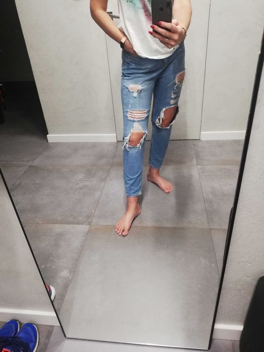 Spodnie jeansowe JEANSY River Island