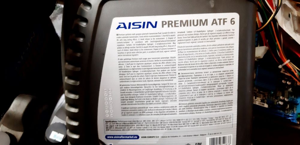 Масло ATF 6 AISIN 12л оригінал + фільтр Subaru 38325AA032