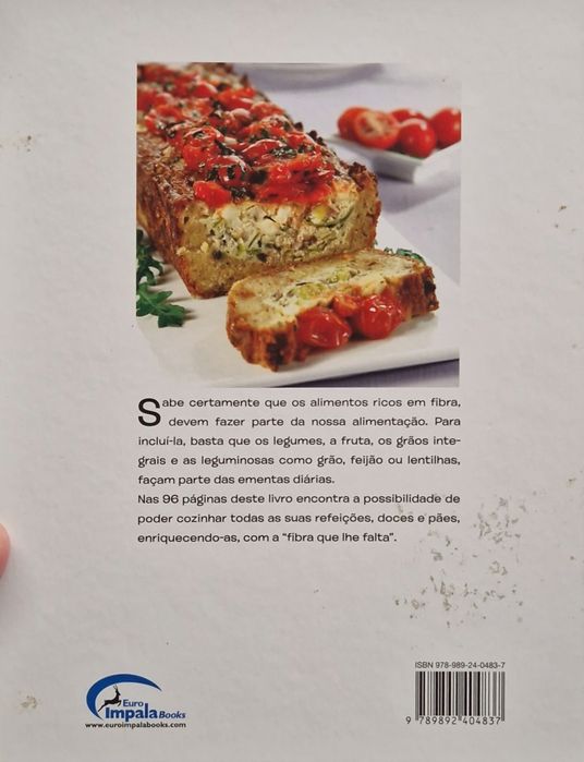 Livro de receitas ricas em Fibras