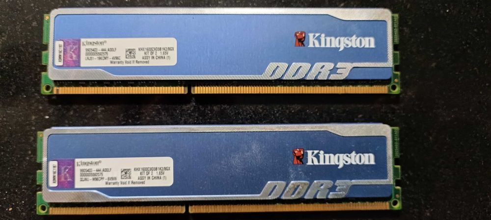 Pamięć RAM Kingston HyperX blu DDR3 8GB (2x4GB) 1600MHz