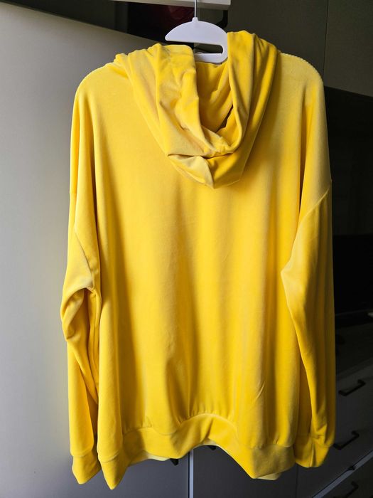 Bluza My luxe welurowa żółta