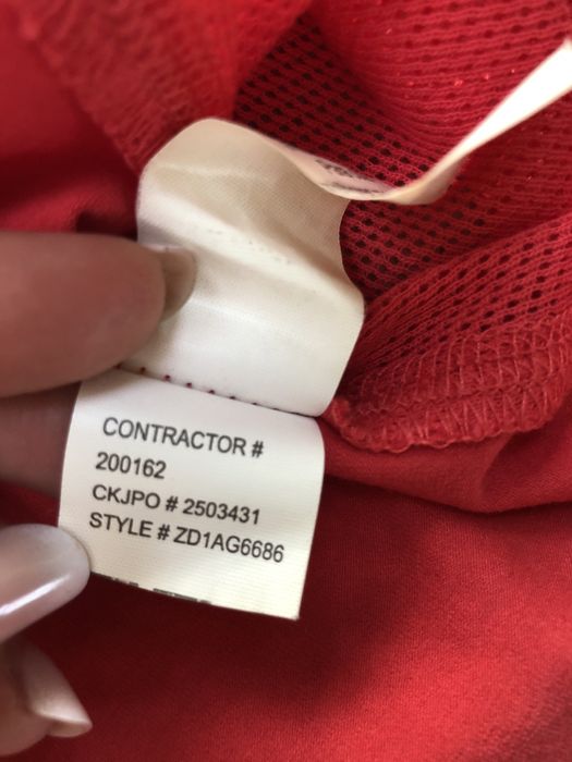 Calvin Klein Jeans top koszulka sportowa S malinowa