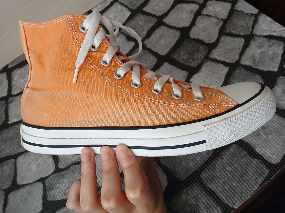 sapatilhas all star converse laranja 40 tenis botas