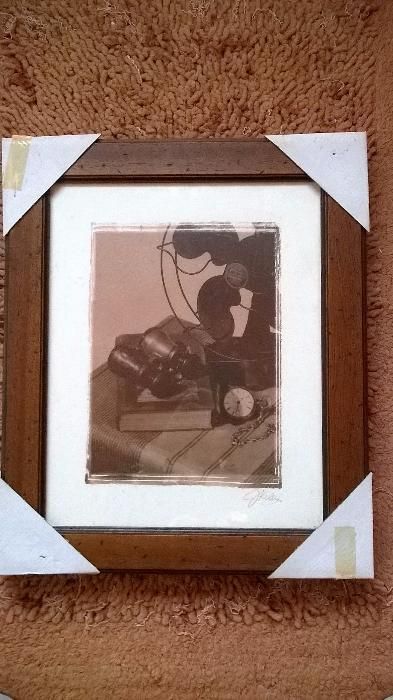 Quadro Estampa com vidro
