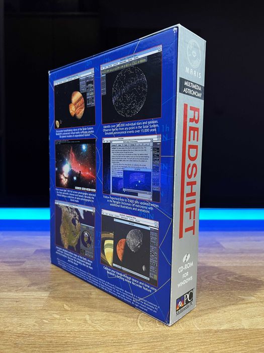 Redshift 1 + 2 program astronomiczny (PC EN 1994) wydanie BIG BOX