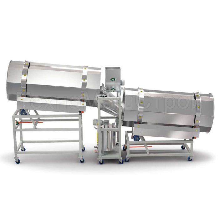 Комплекс дражування та внесення добавок "ДПП" Дражеровочний барабан.