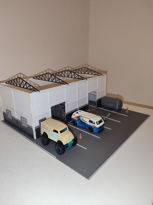 Diorama oficina 1:64
