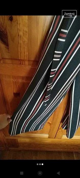 Kombinezon w pasku modny wiosenny letni rozmiar M